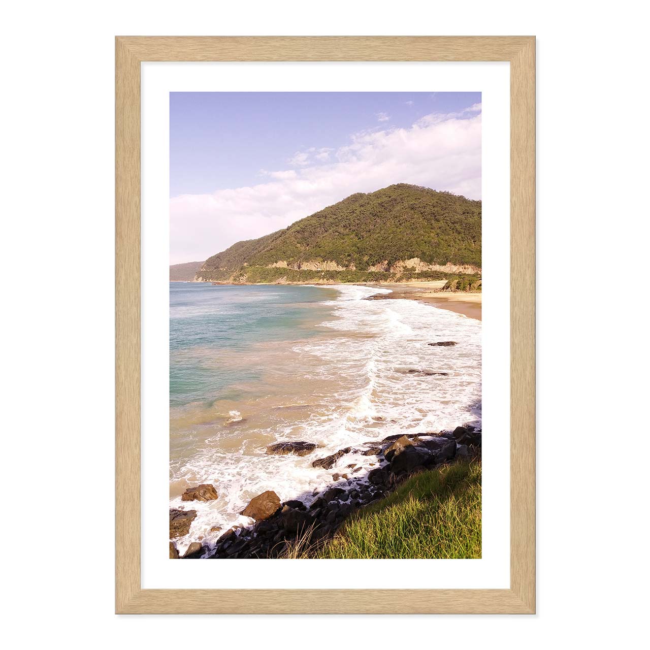Lorne Coastline Framed Print